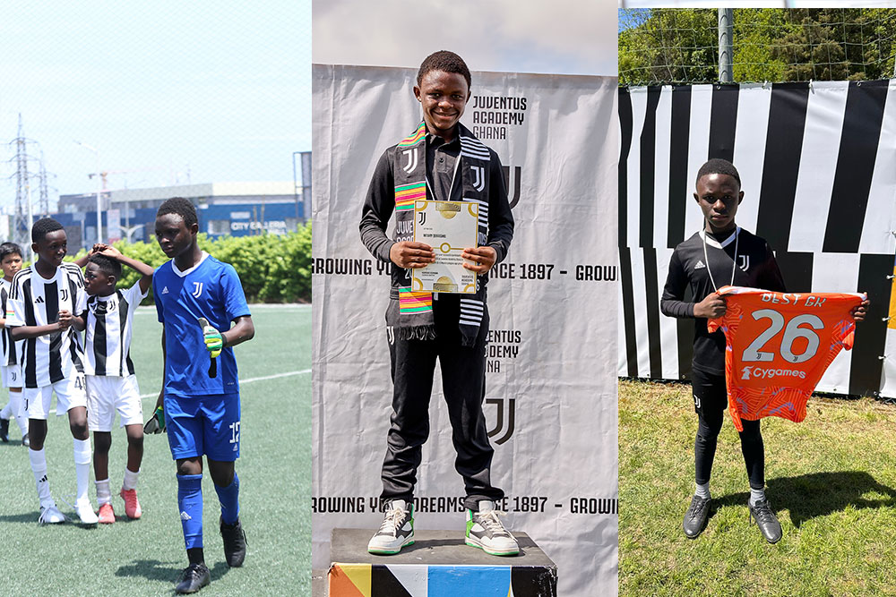 Kelvin Quarshie Shines in Italy, Wins Best Goalkeeper at Juventus Academy World Cup
